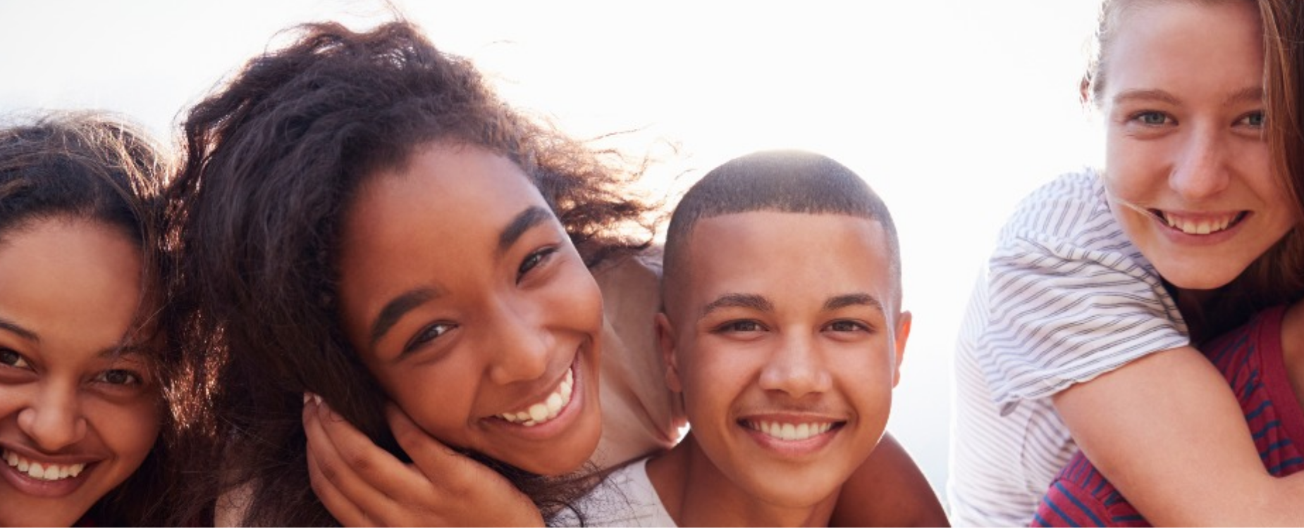 group of young people smiling